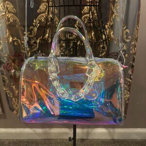 Like Dreams Iced Out iridescent crossbody tote NWT (2-piece set) *HOST PICK*